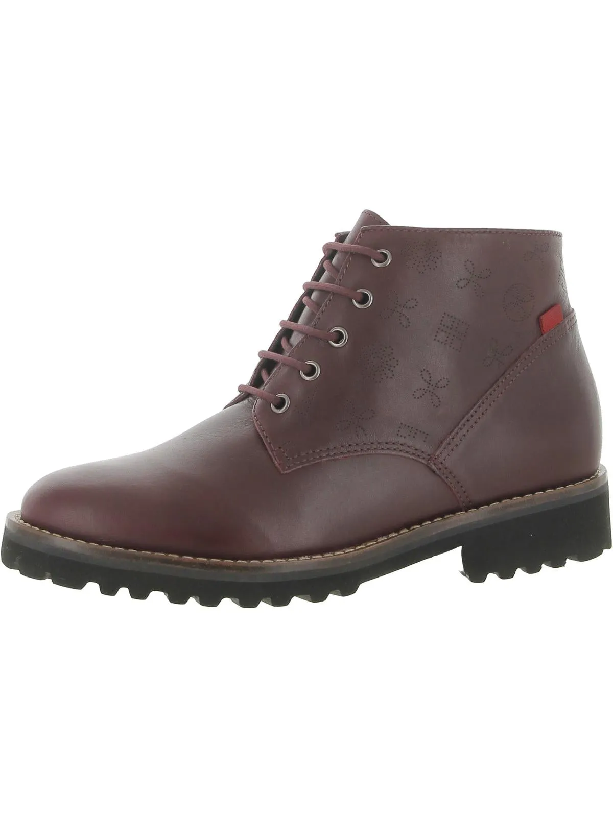 Spring St. Womens Printed Block Heel Chukka Boots