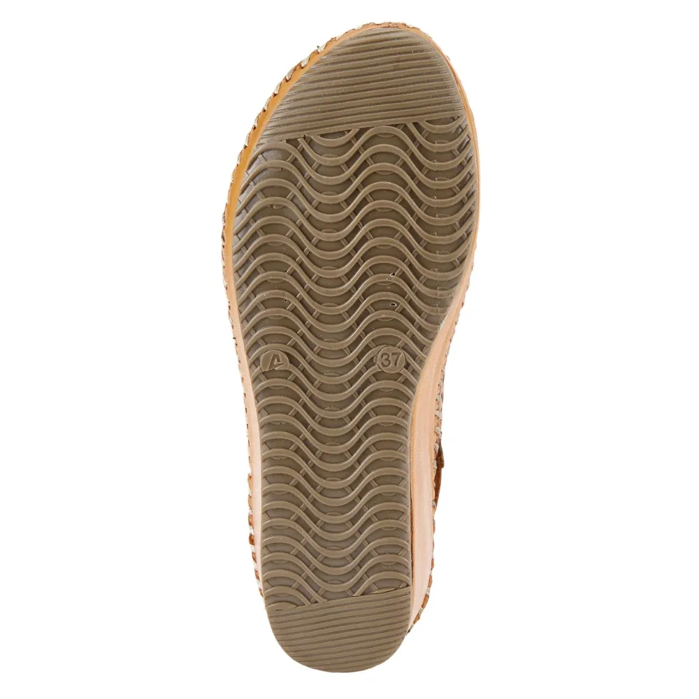 Spring Step Bohemianish Camel Leather Sandal (Women's)