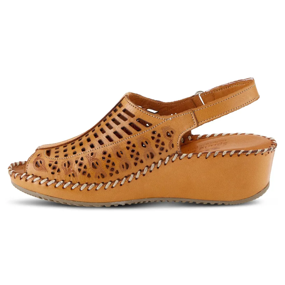 Spring Step Bohemianish Camel Leather Sandal (Women's)