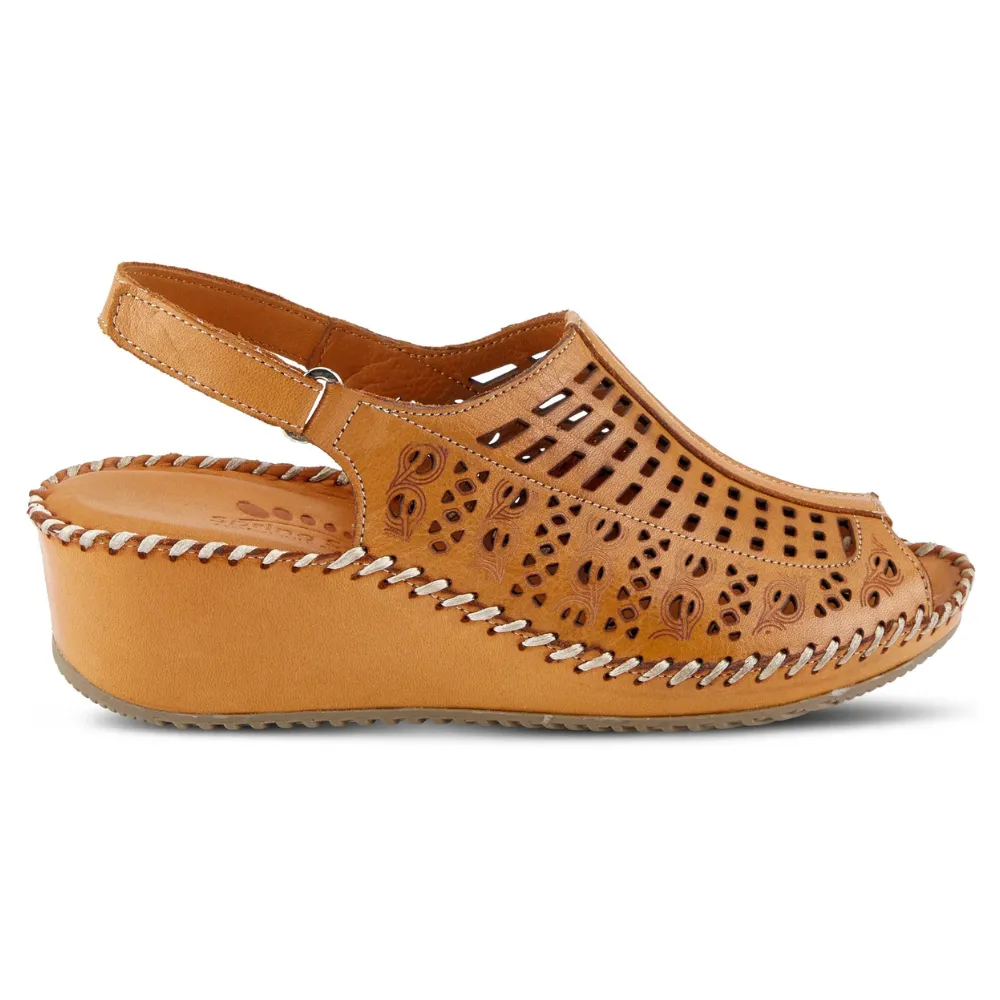 Spring Step Bohemianish Camel Leather Sandal (Women's)