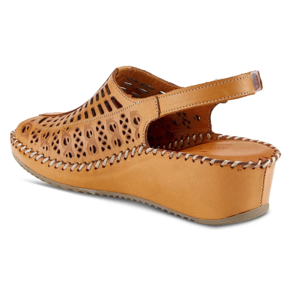 Spring Step Bohemianish Camel Leather Sandal (Women's)