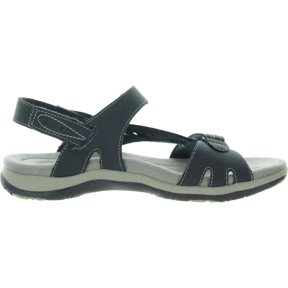 Stephie Vegan Womens Strappy Manmade Slide Sandals
