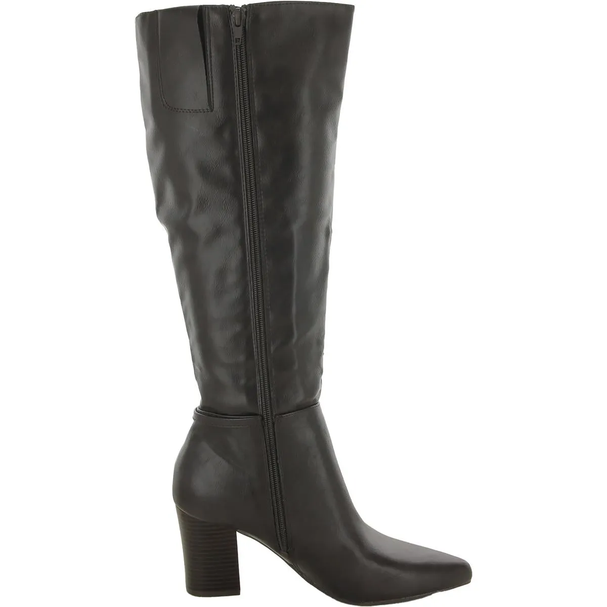 Stratford Womens Faux Leather Knee-High Boots
