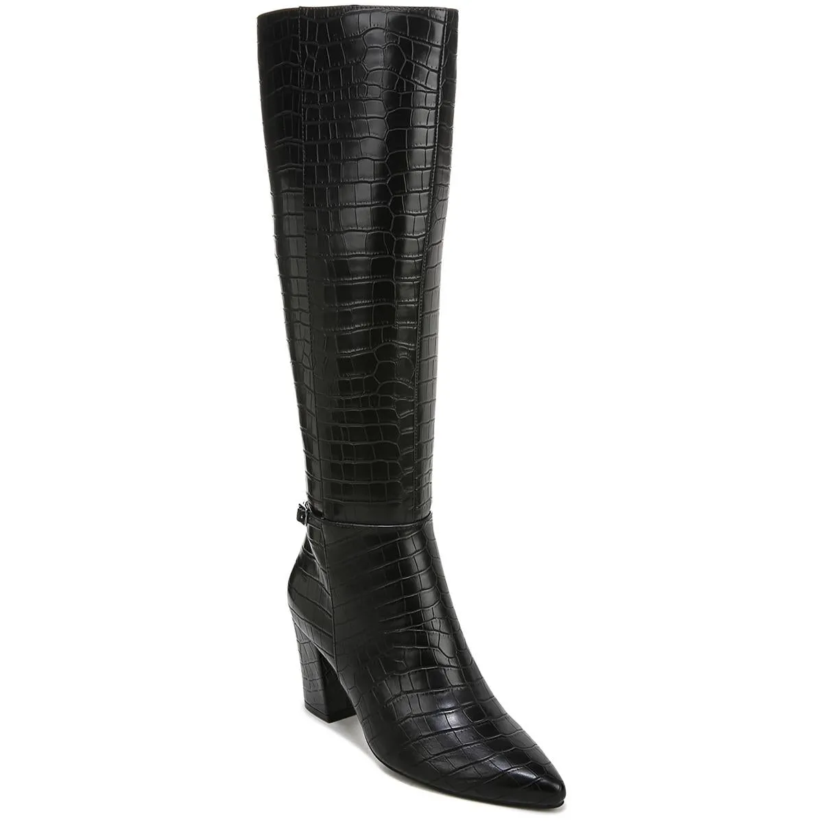 Stratford Womens Faux Leather Knee-High Boots