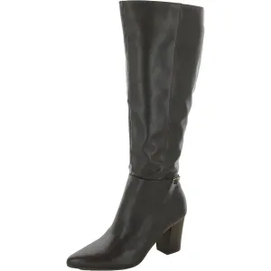 Stratford Womens Faux Leather Knee-High Boots