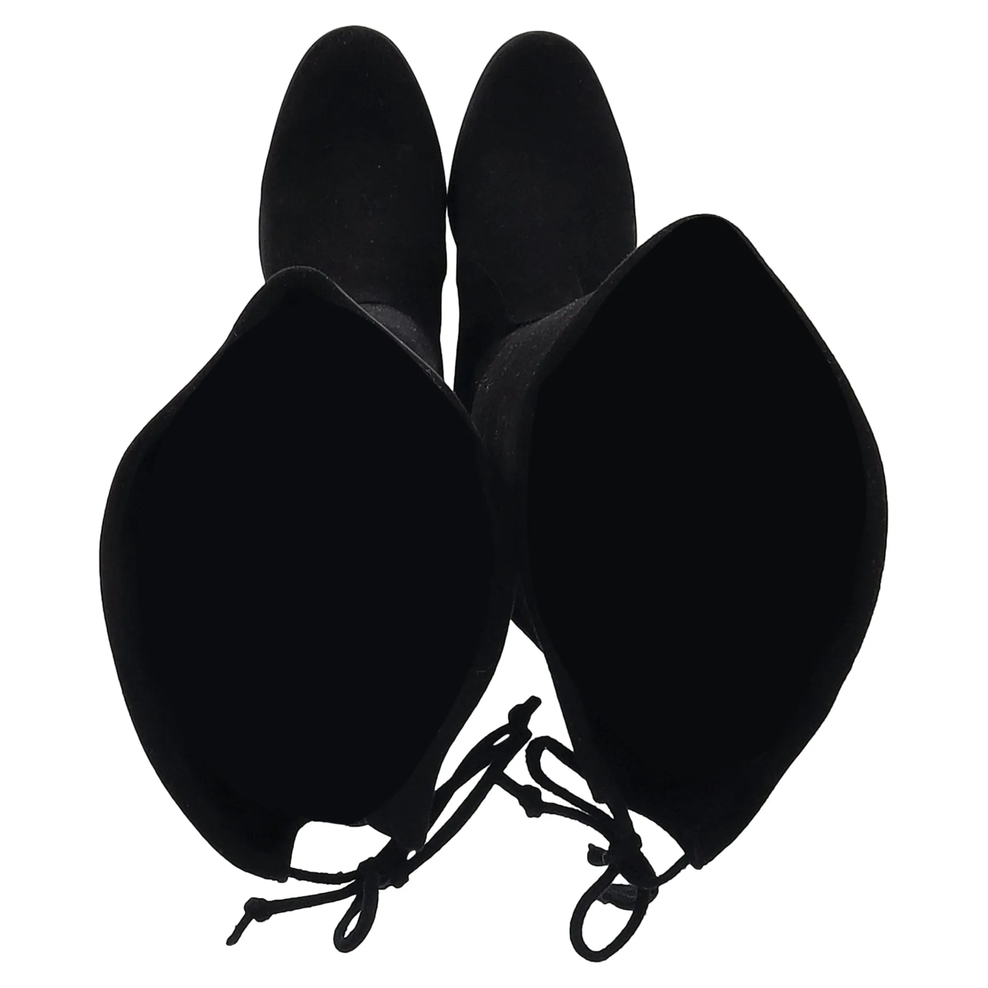 Stuart Weitzman Flareland Knee-High Boots in Black Suede