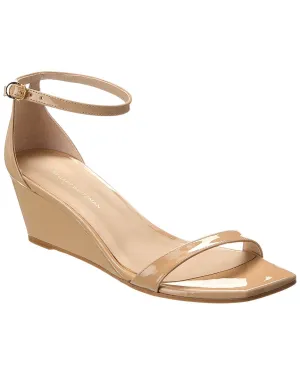 Stuart Weitzman Nudistcurve 50 Patent Sandal