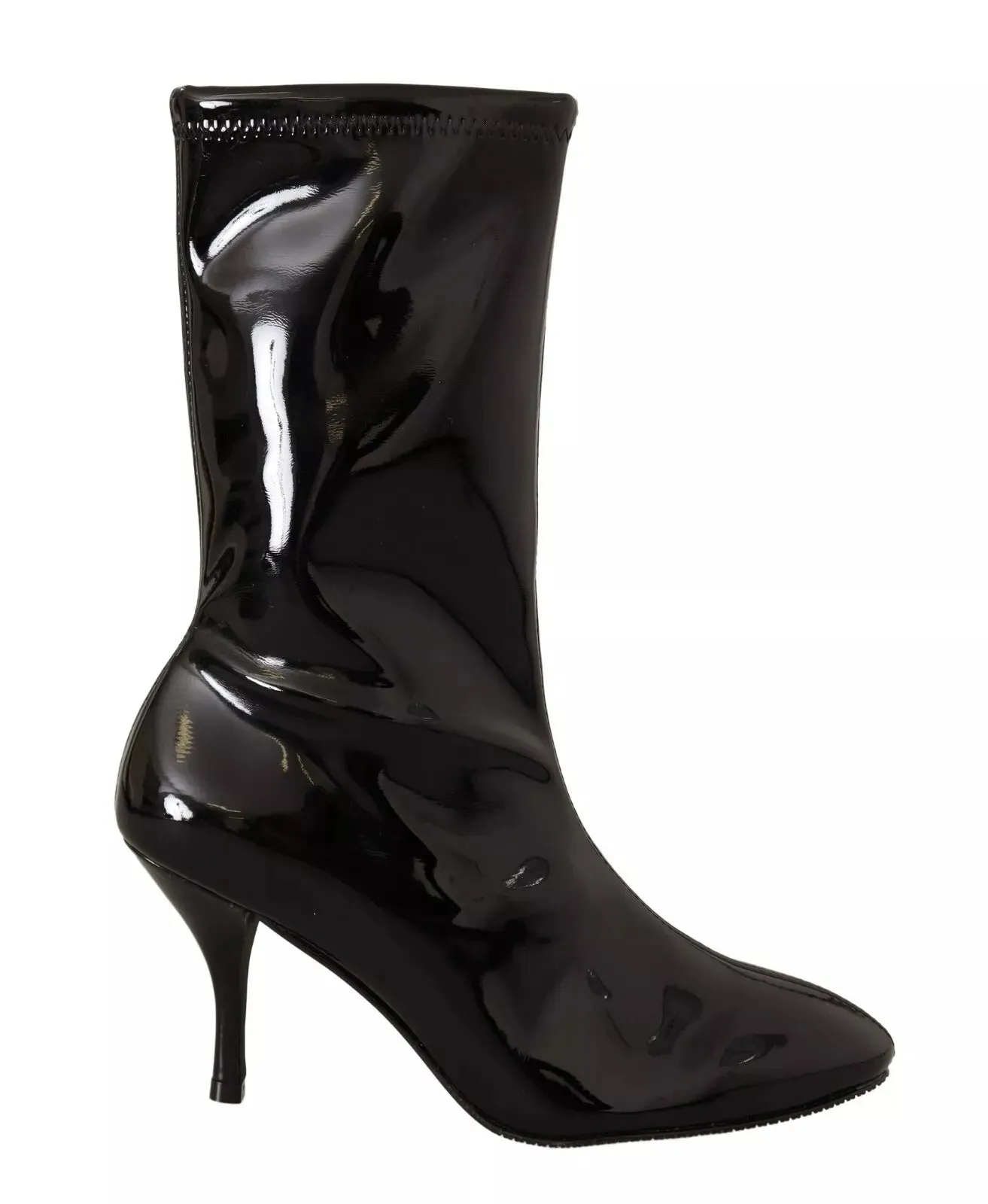 Stuart Weitzman Patent Leather High Heels Boots Women's Shoes (Pre-Owned)