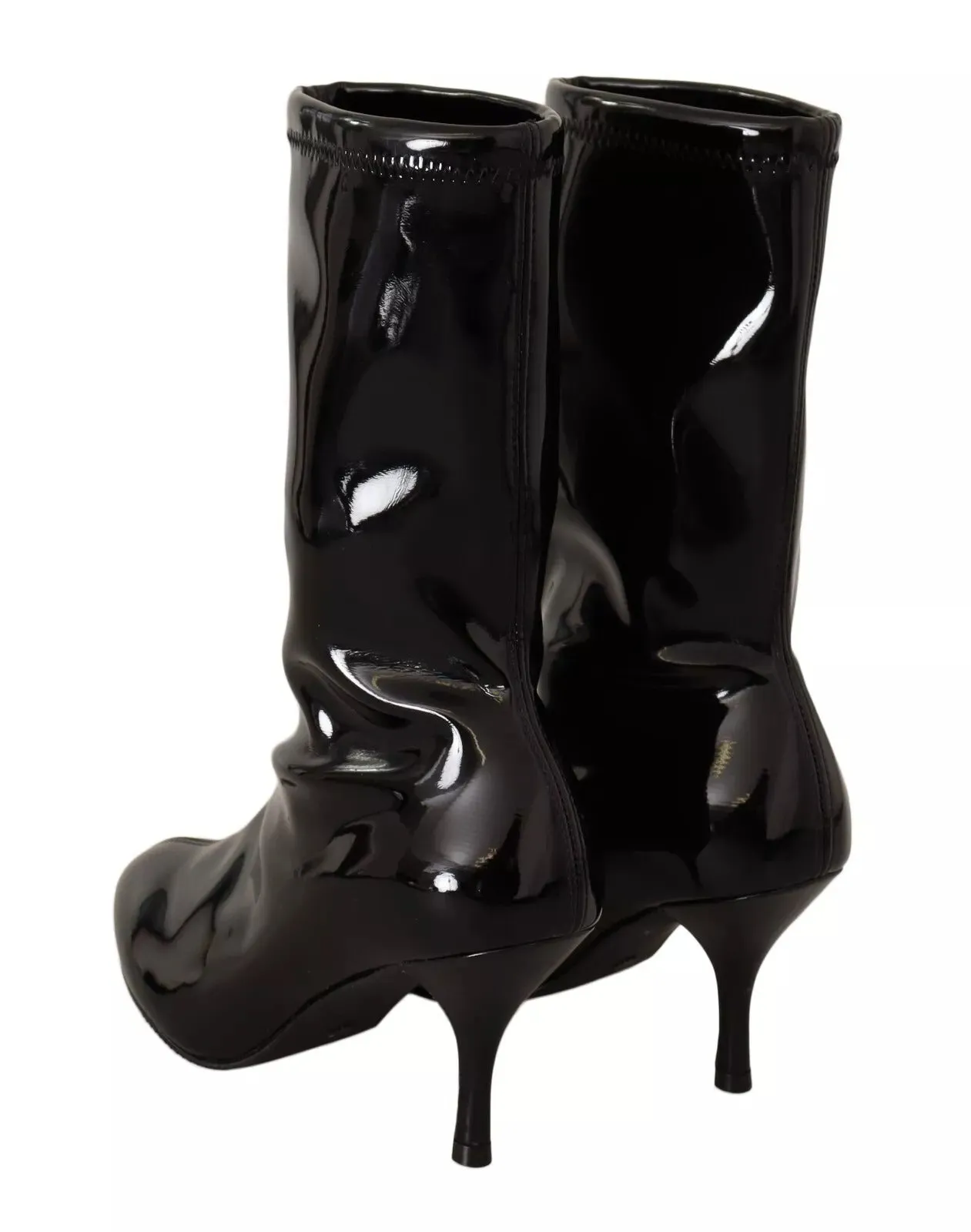 Stuart Weitzman Patent Leather High Heels Boots Women's Shoes (Pre-Owned)
