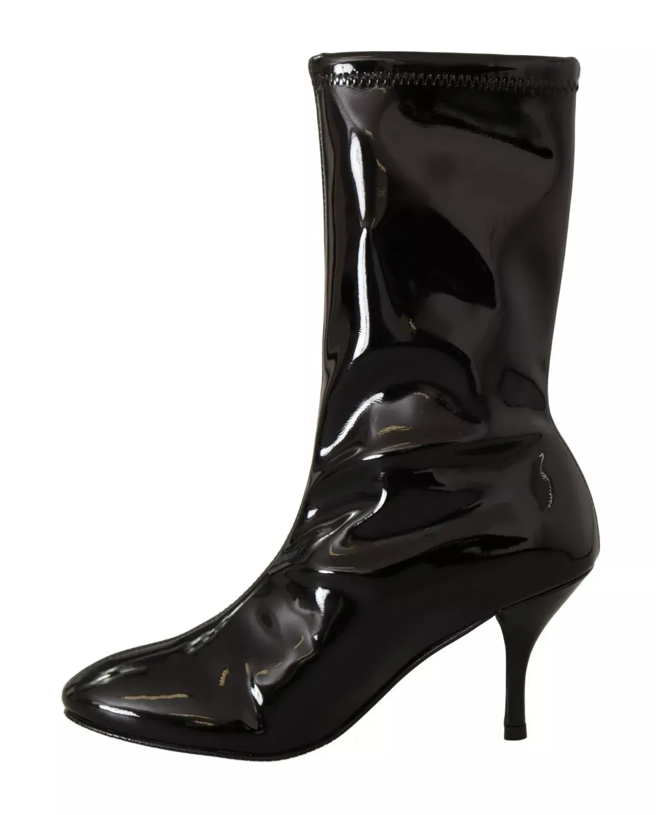 Stuart Weitzman Patent Leather High Heels Boots Women's Shoes (Pre-Owned)