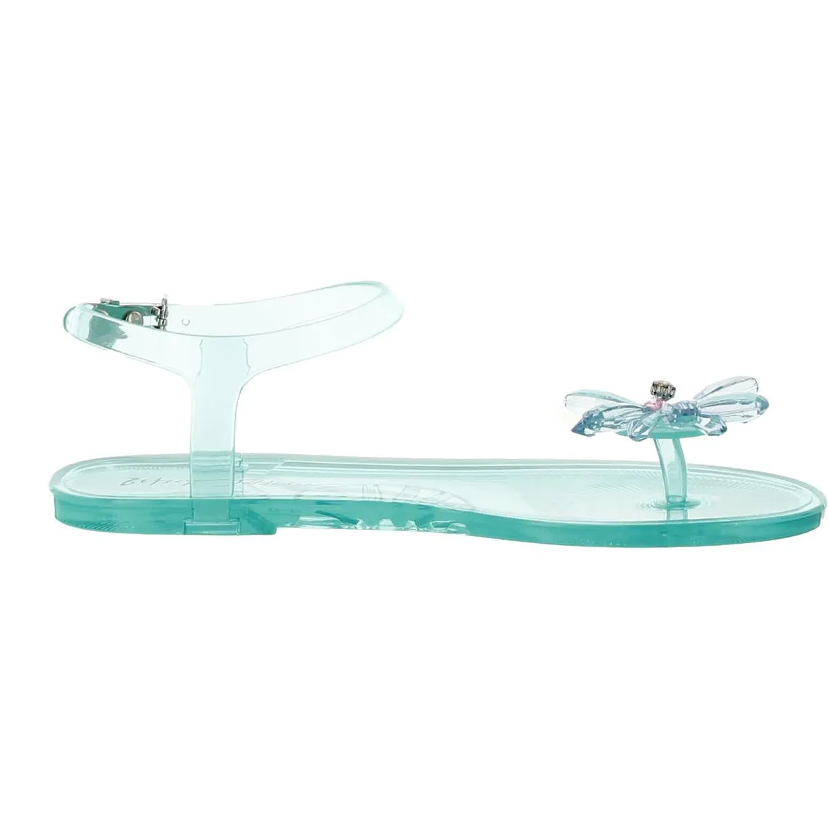 Tabby Womens Glitter Flat Jelly Sandals