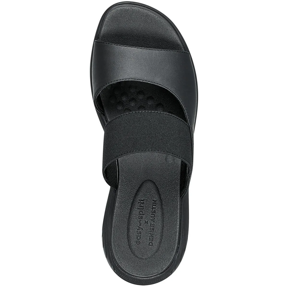 Taisy 3 Womens Faux Leather Flat Slide Sandals