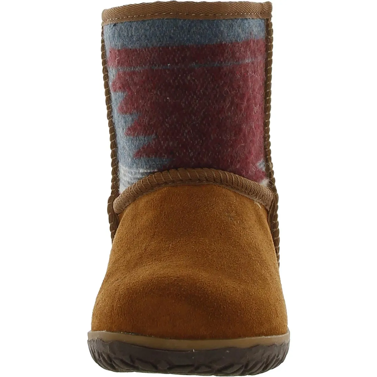 TALI Womens Leather Faux Fur Ankle Boots