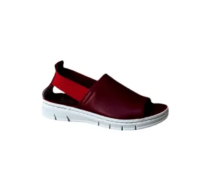 Tame Red Elastic Back Comfort Sandal