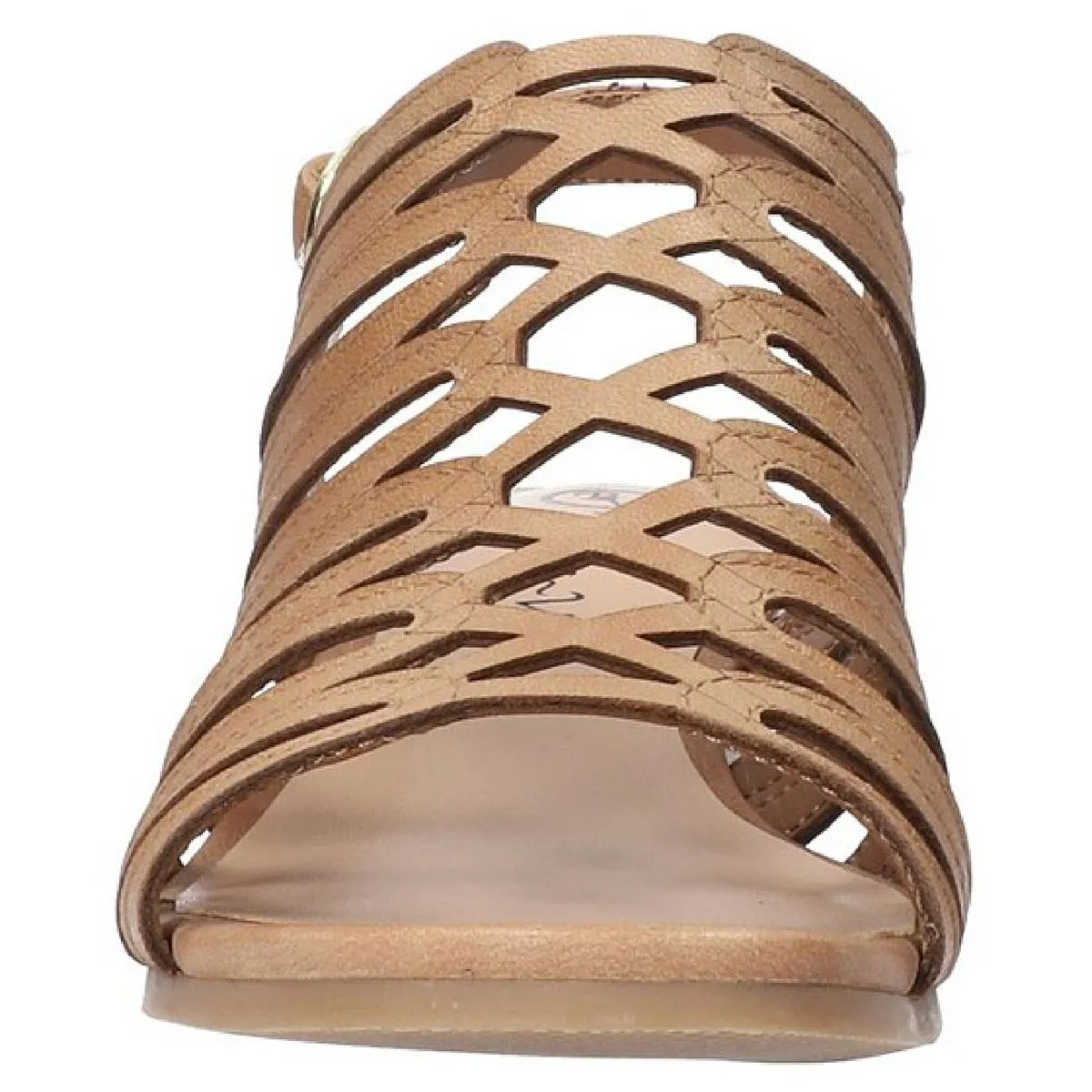 Taresa Womens Leather Open Toe Gladiator Sandals