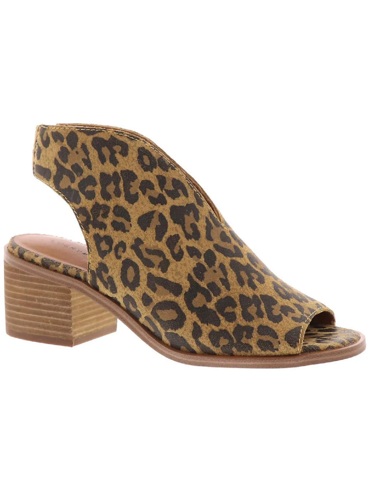 Terif Womens Suede Slingback Dress Sandals