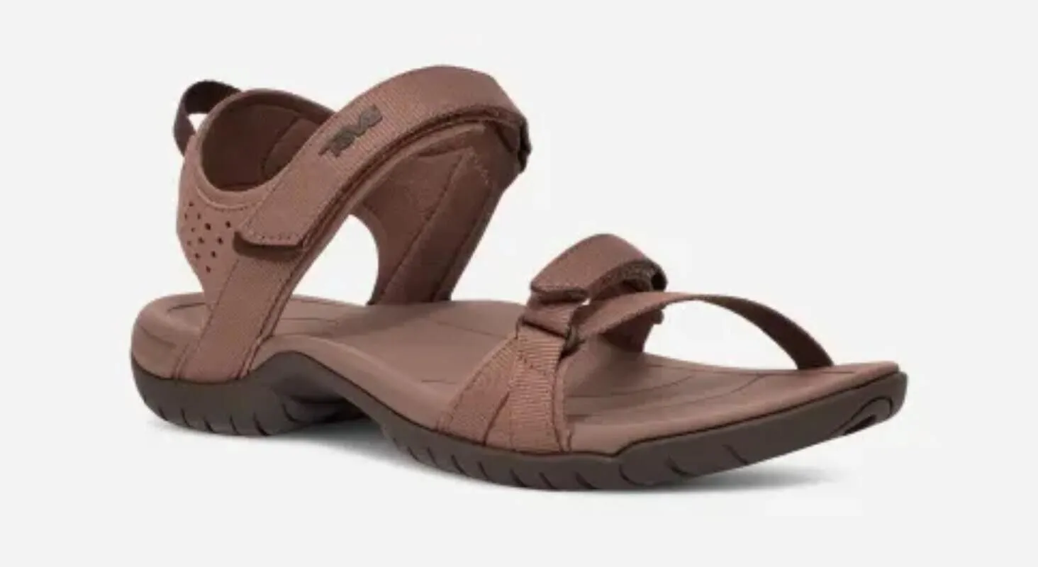 Teva Verra 1006263-ACR Strappy Women's 8.5 Acorn Slip On Hiking Sandal FZP308 (Acorn,8.5)
