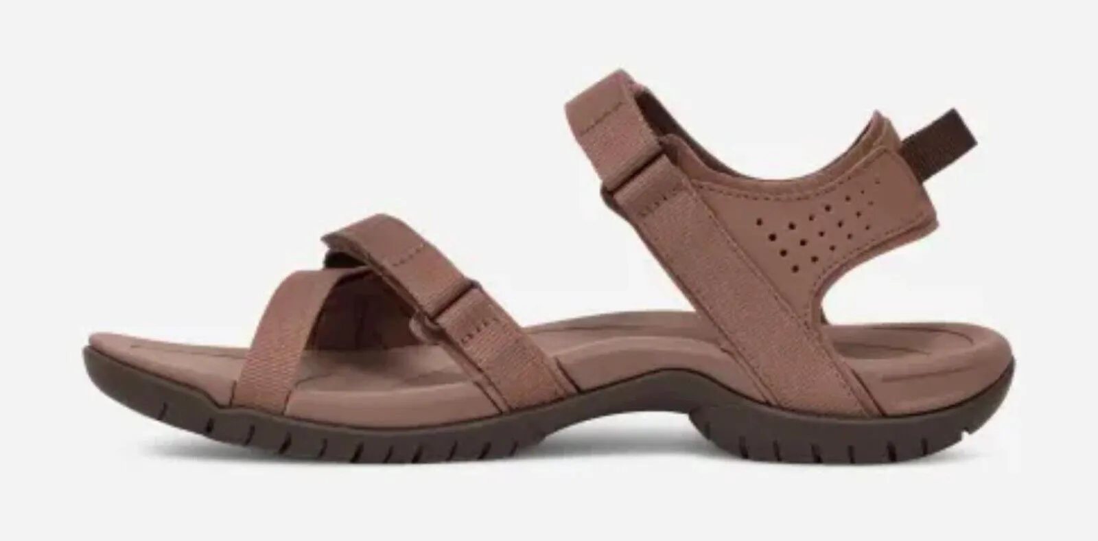 Teva Verra 1006263-ACR Strappy Women's 8.5 Acorn Slip On Hiking Sandal FZP308 (Acorn,8.5)