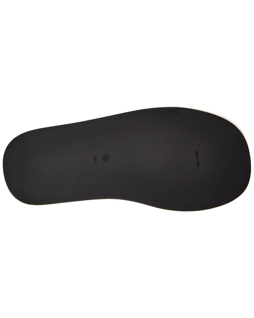 The Row Ginza Velvet Platform Sandal
