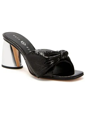 The Timmer Womens Patent Slide Heels