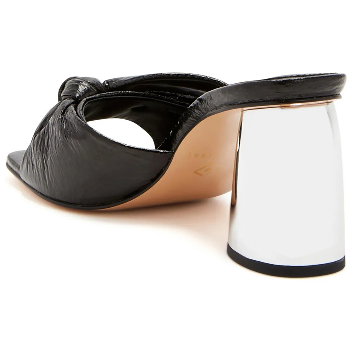The Timmer Womens Patent Slide Heels