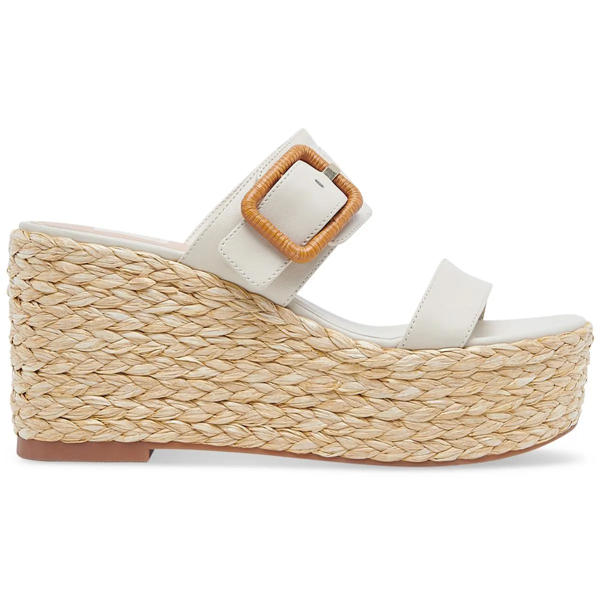 Thorin Womens Buckle Platform Wedge Sandals