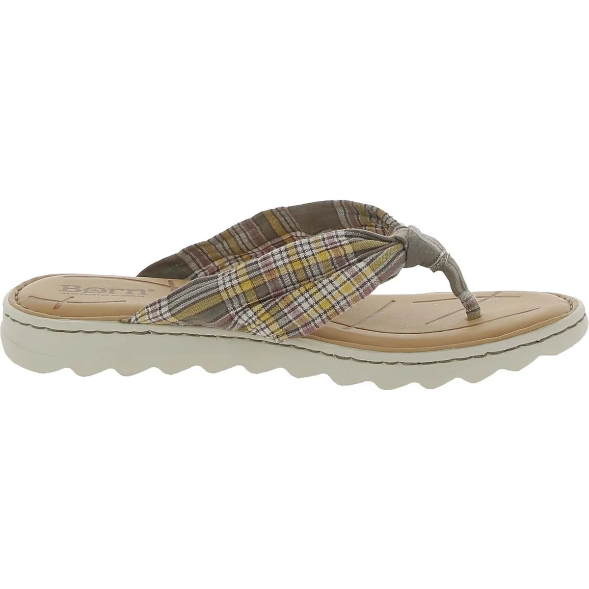 Tide Womens Leather Thong Flat Sandals