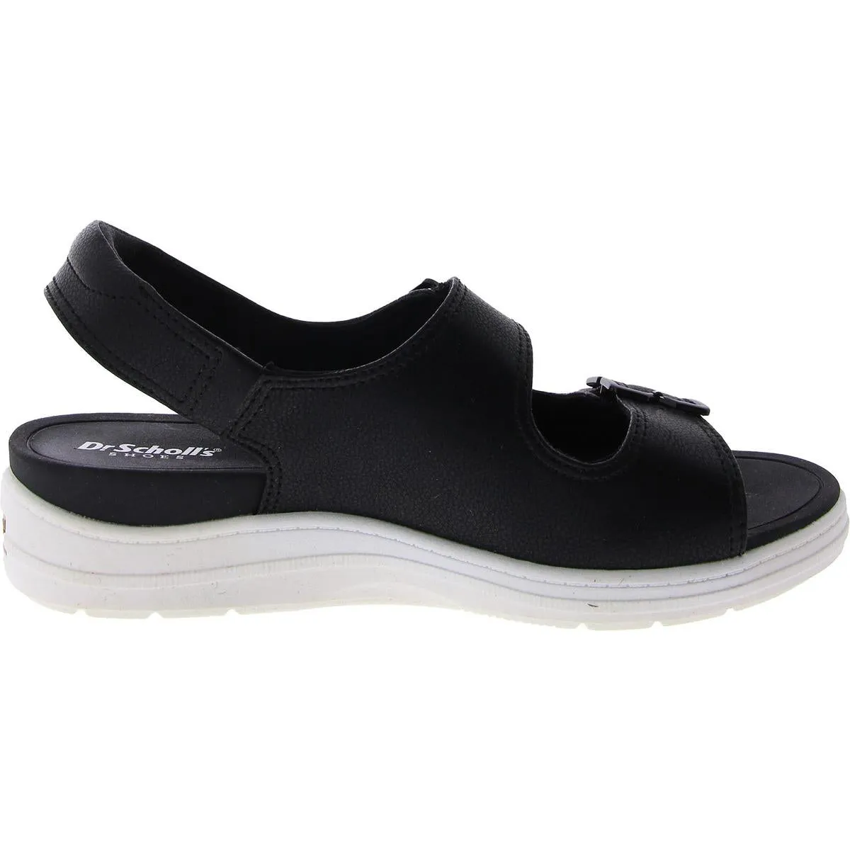 Time Off Era Womens Faux Leather Open Toe Slingback Sandals