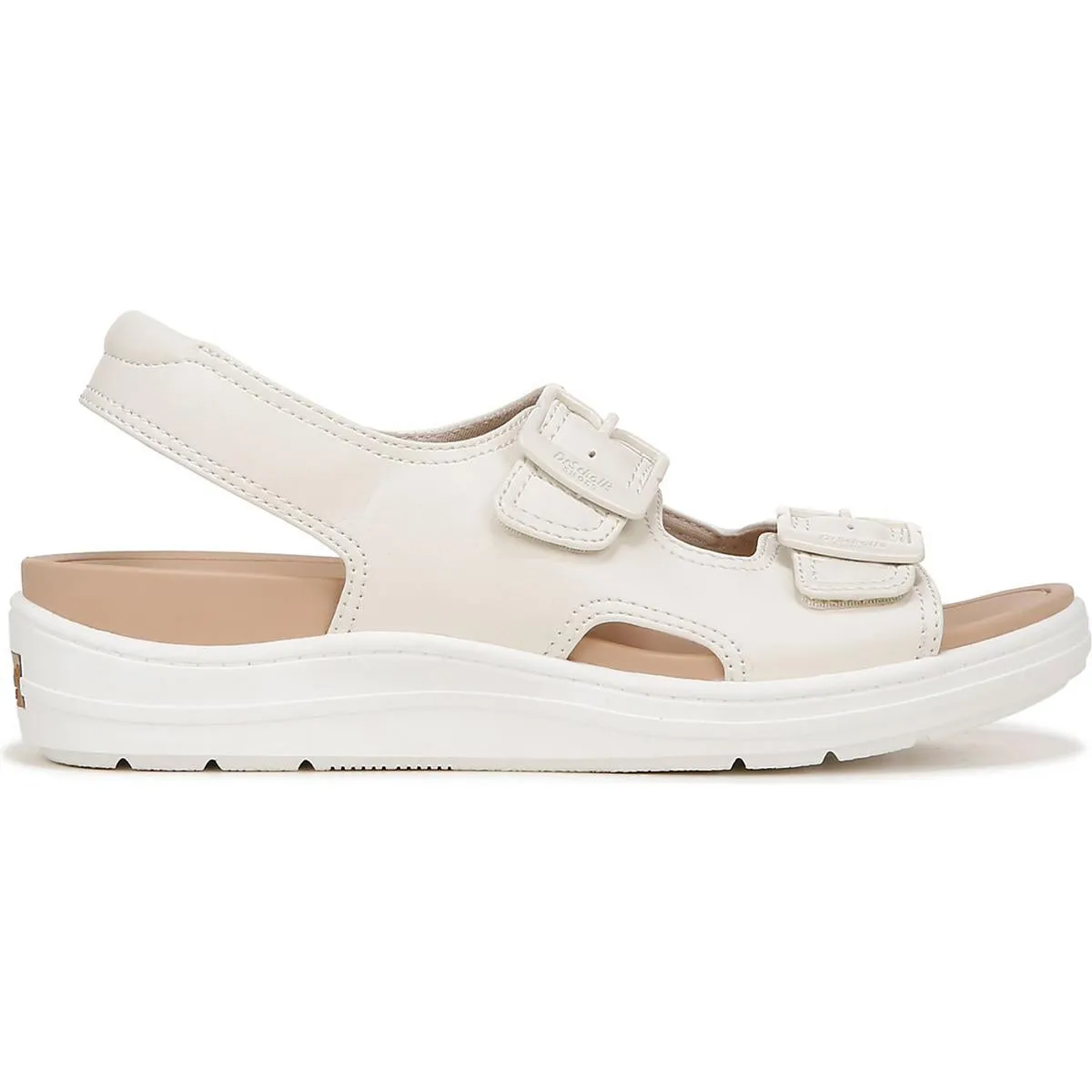 Time Off Era Womens Faux Leather Open Toe Slingback Sandals