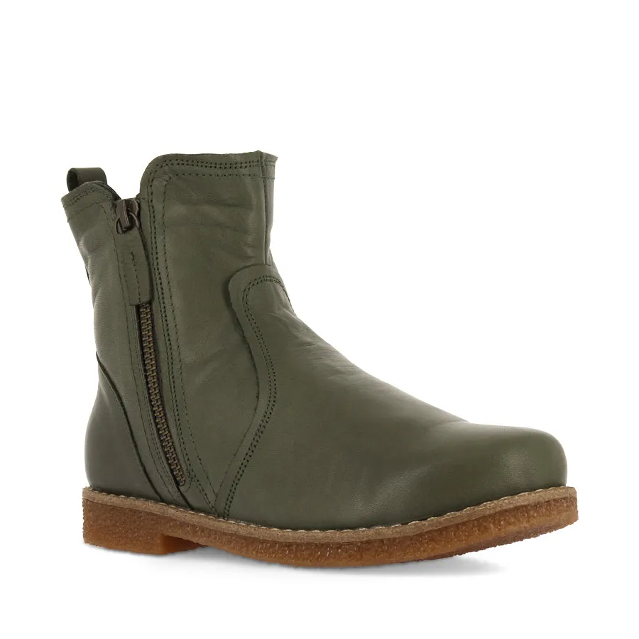 TONYA - OLIVE LEATHER