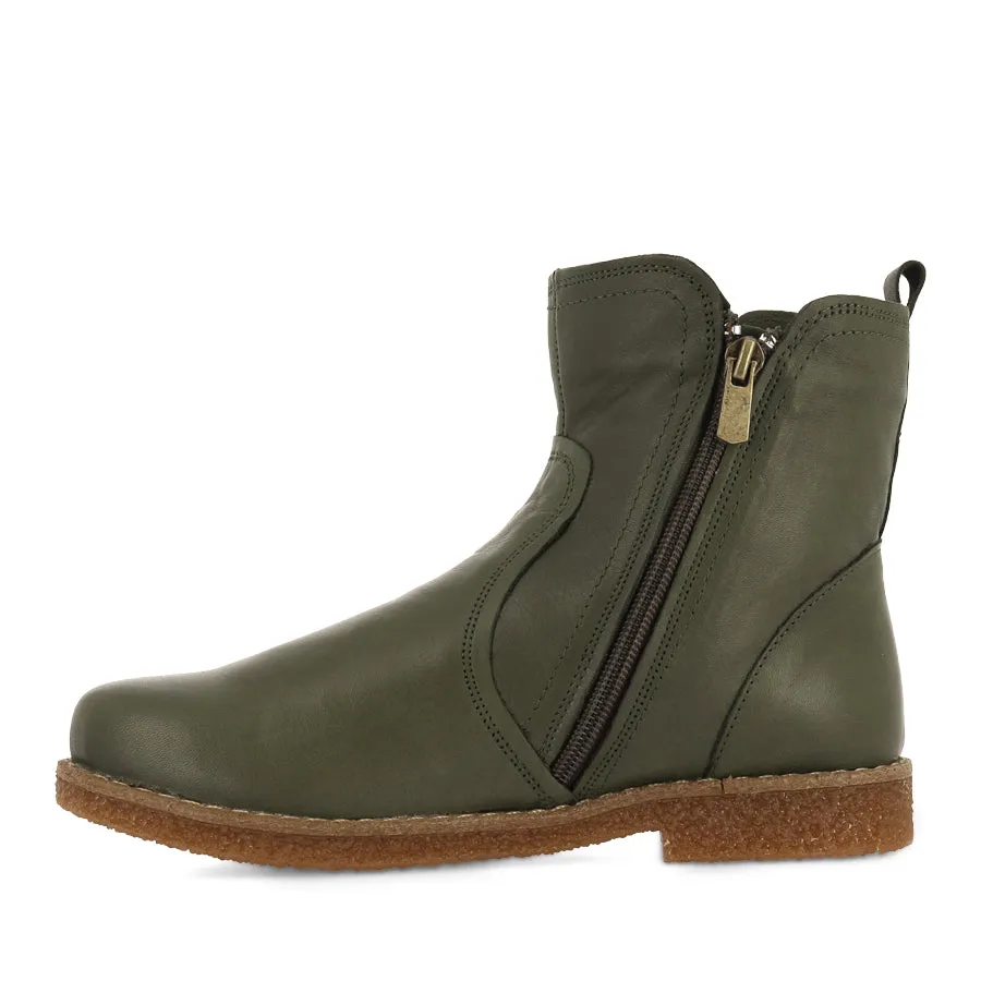 TONYA - OLIVE LEATHER