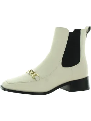 Torance Womens Leather Square Toe Chelsea Boots