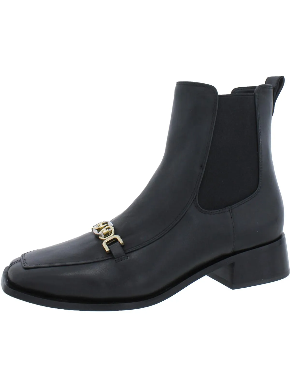 Torance Womens Leather Square Toe Chelsea Boots