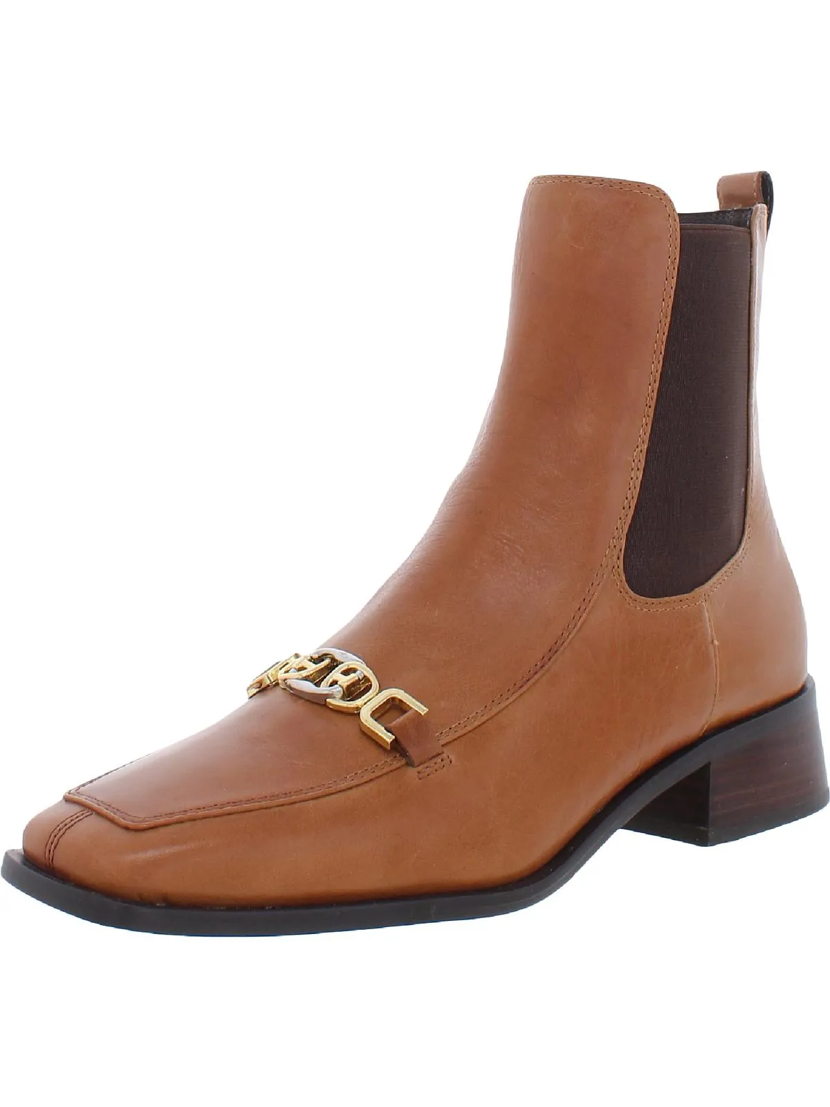 Torance Womens Leather Square Toe Chelsea Boots
