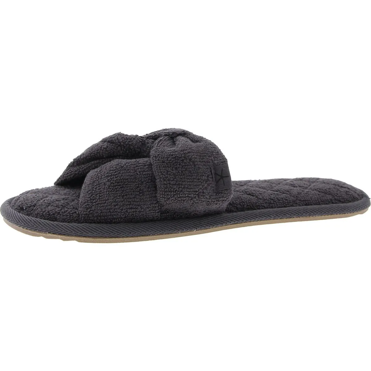 Towel Terry Womens Solid Cotton Slide Sandals