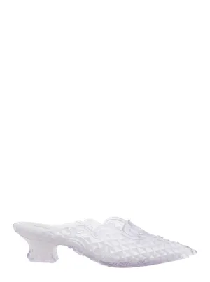 Transarent Court Clog