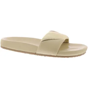 Trilogy Womens Leather Slip On Slide Sandals