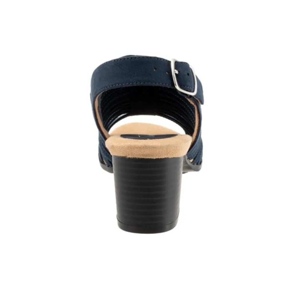Trotters Midge Navy Suede Sandal (Women's)
