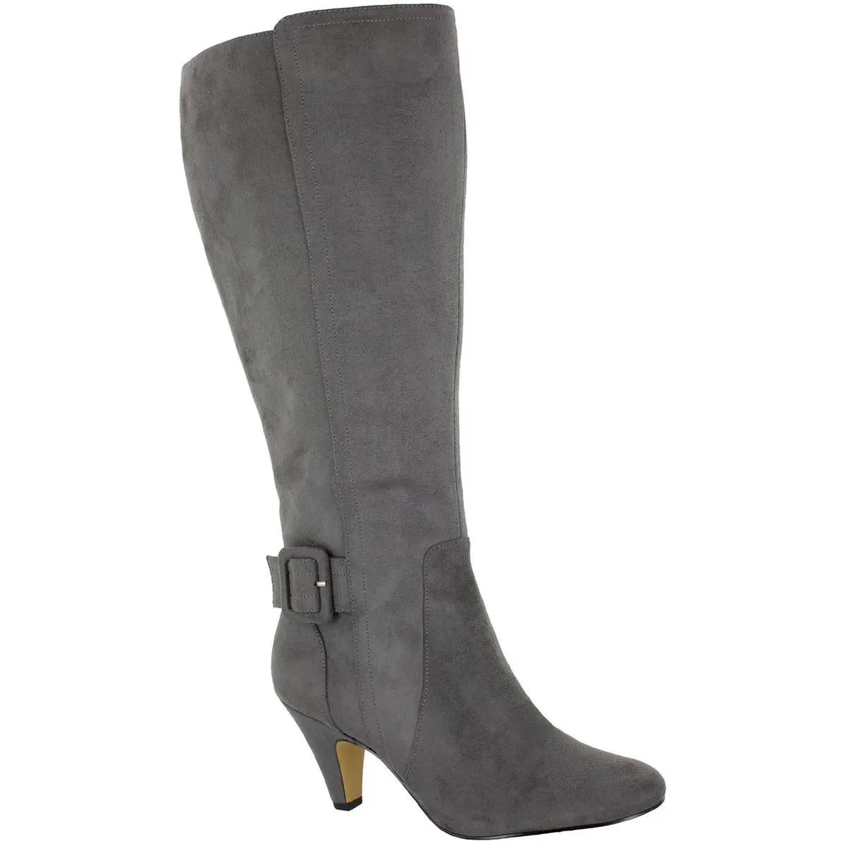 TROY II PLUS Womens Suede Knee-High Knee-High Boots