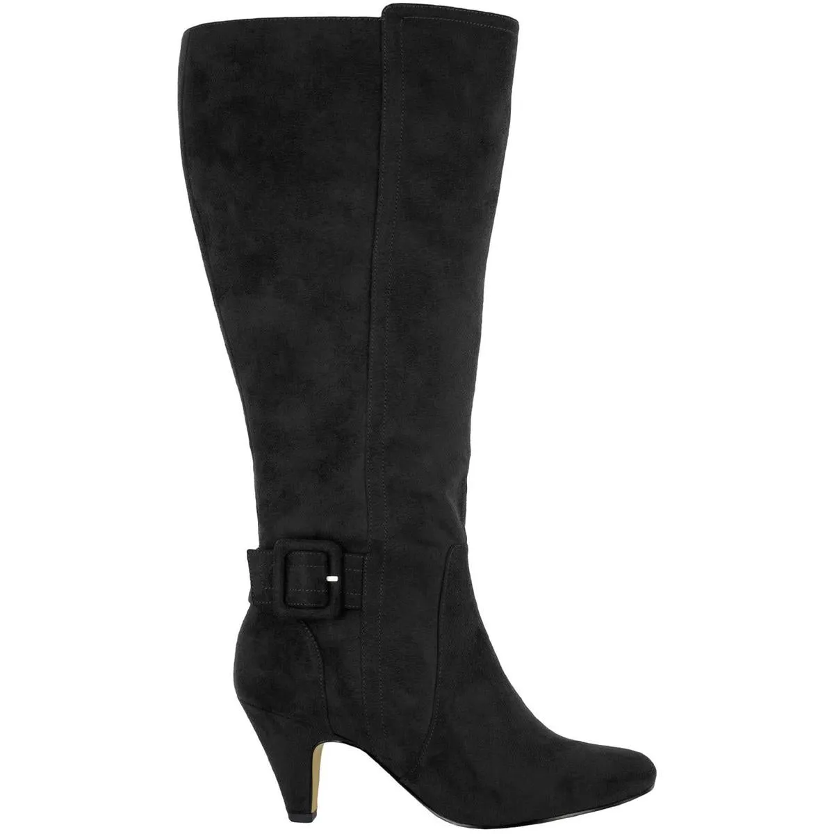 TROY II PLUS Womens Suede Knee-High Knee-High Boots