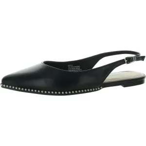 Valerie Womens Pointed Toe Flats Slingback Sandals