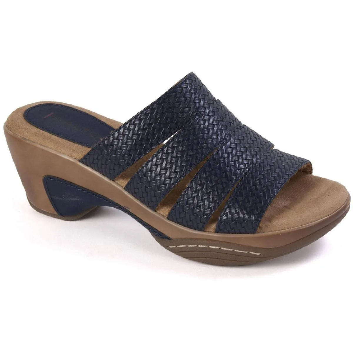 Valora Womens Woven Man Made Platform Sandals