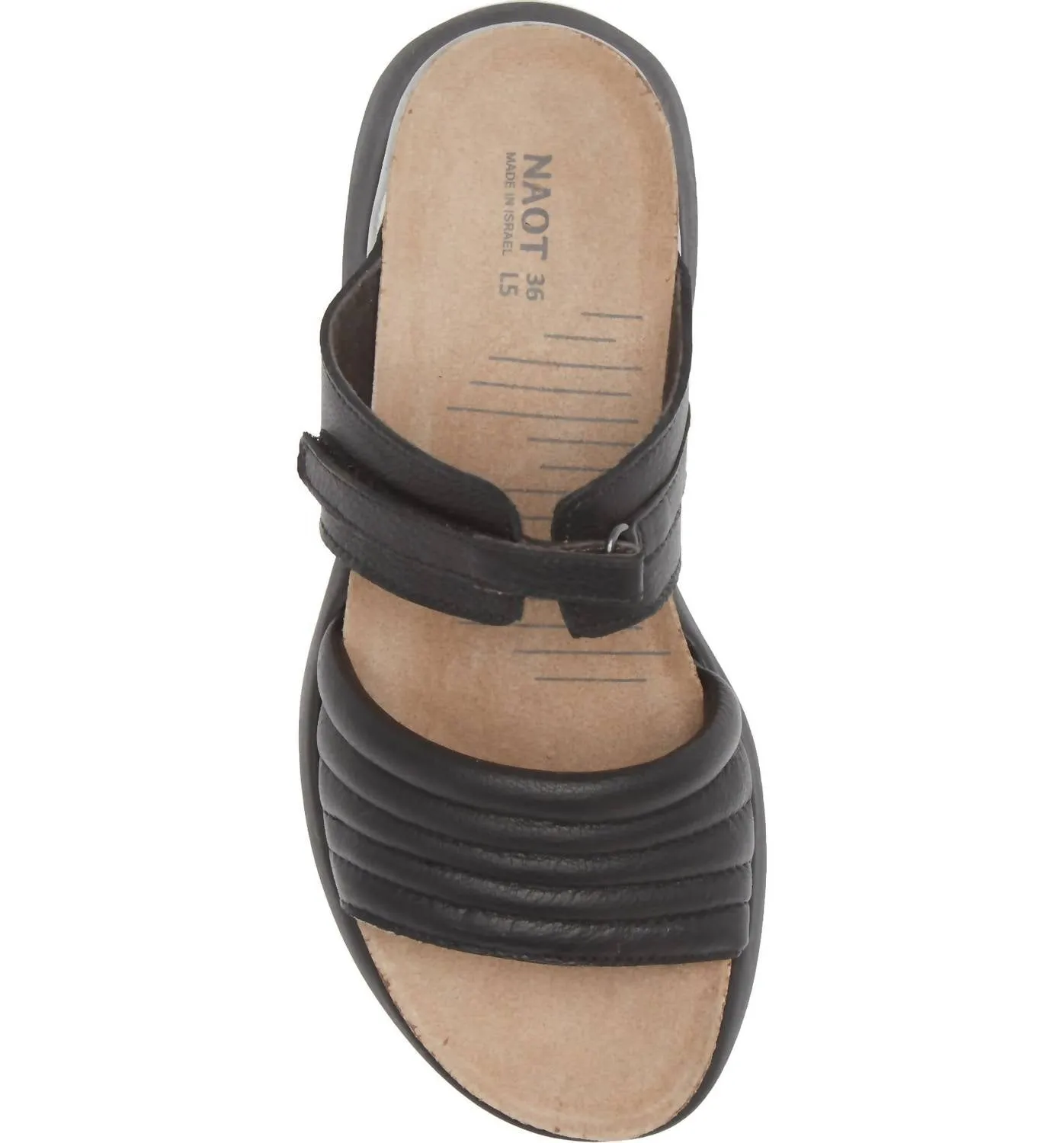 Vesta Sandal In Soft Black Leather