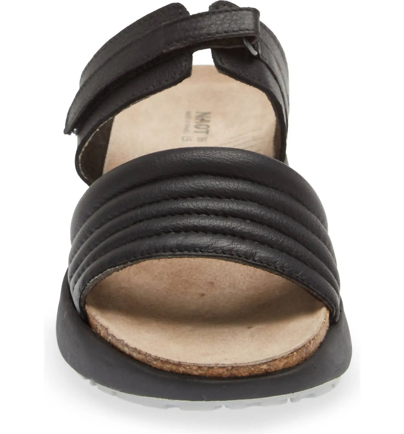 Vesta Sandal In Soft Black Leather