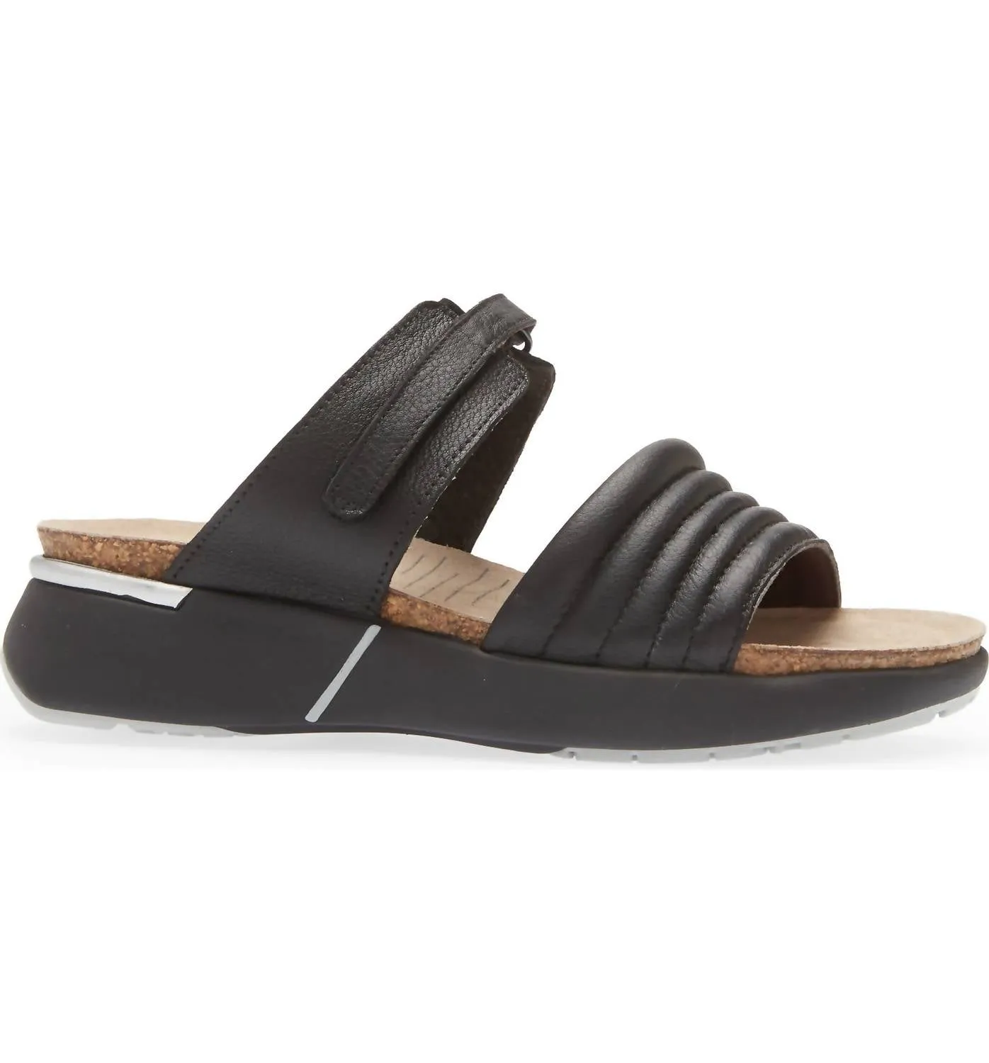 Vesta Sandal In Soft Black Leather