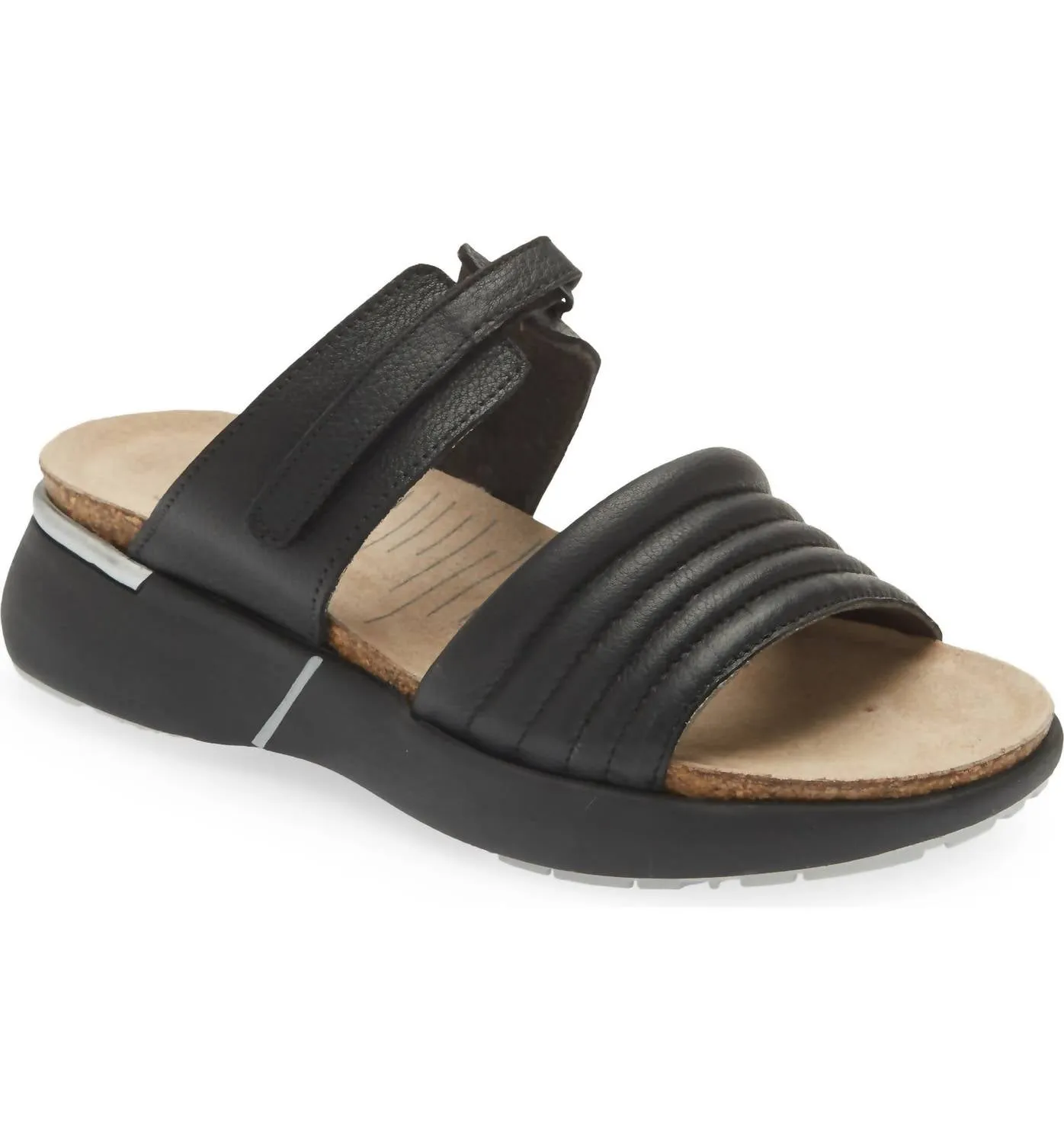 Vesta Sandal In Soft Black Leather