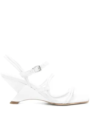 White Leather Sandal