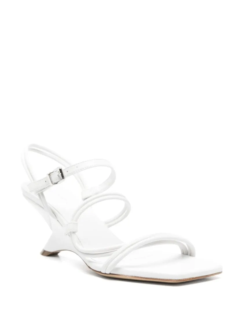 White Leather Sandal