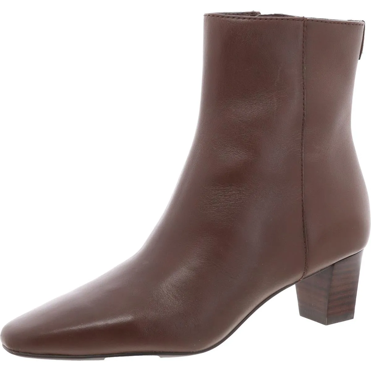 WILLA-BO-BTE Womens Zipper Leather Ankle Boots