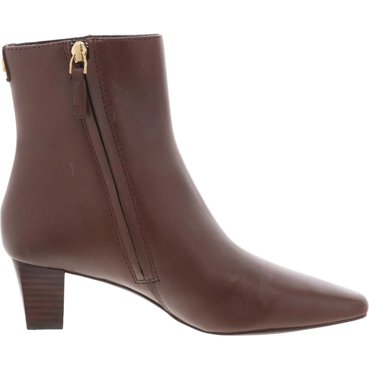 WILLA-BO-BTE Womens Zipper Leather Ankle Boots